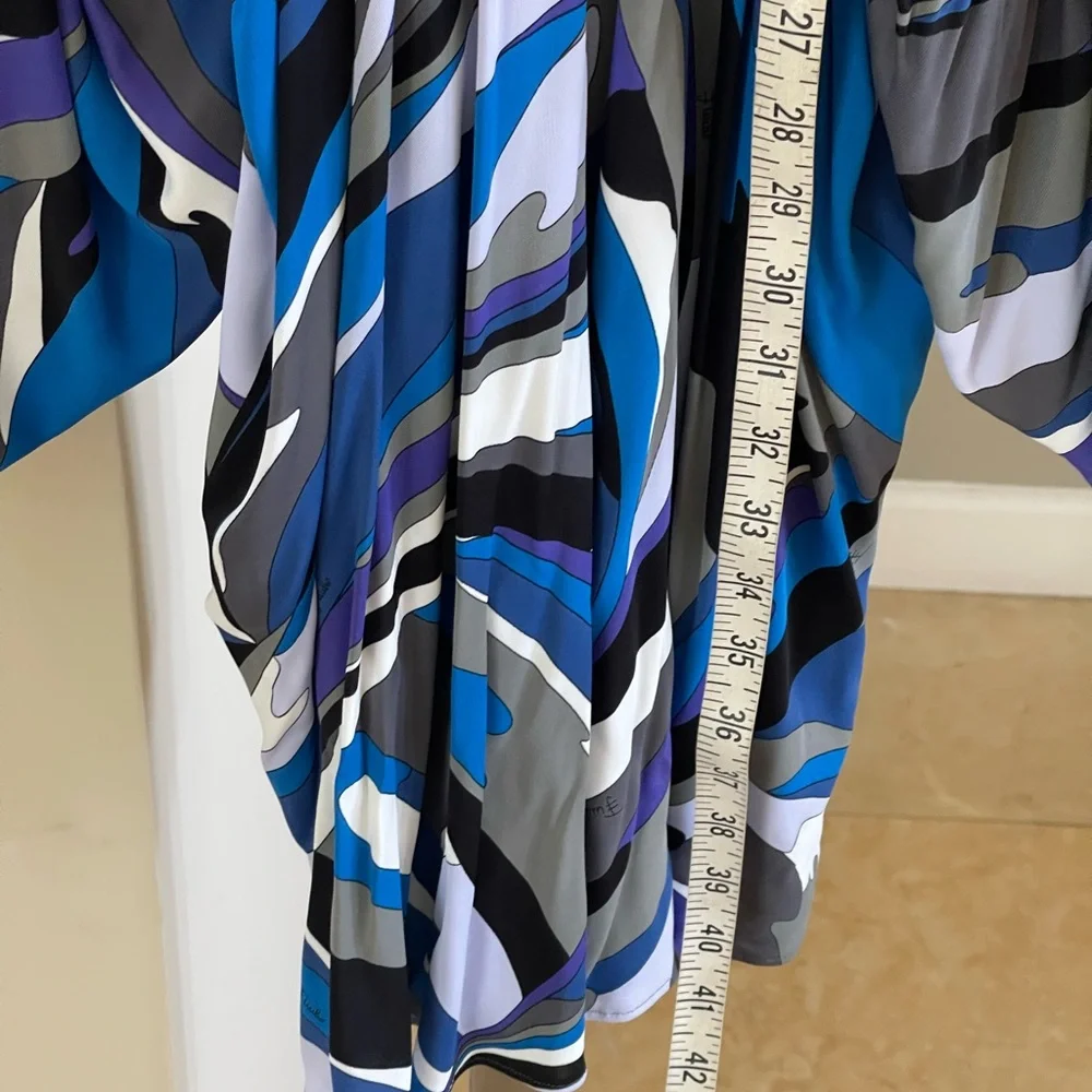 Vintage Emilio Pucci Multicolor Patterned Dress/Top - Picture 9 of 12